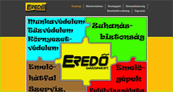 Desktop Screenshot of eredo.hu